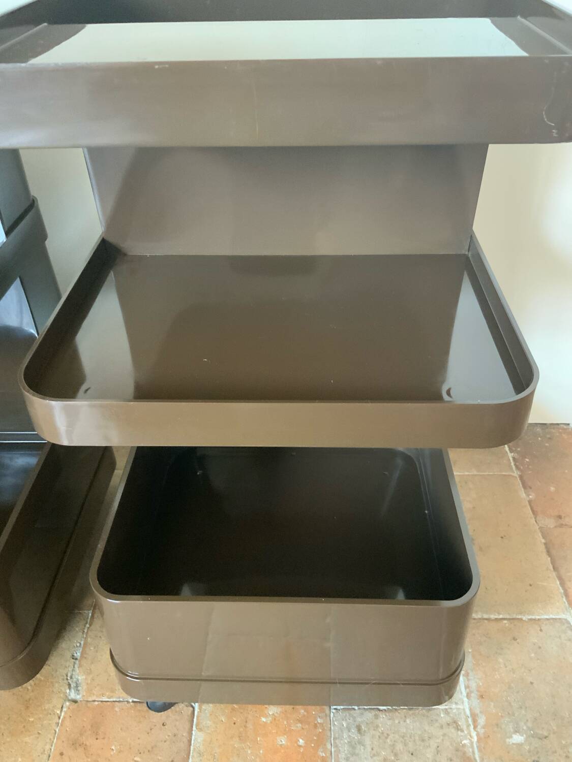 Vintage 70s serving trolleys