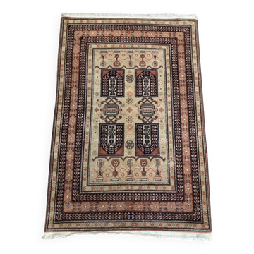 Persian rug in beige wool 150x100