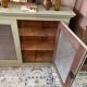 Khaki glass sideboard