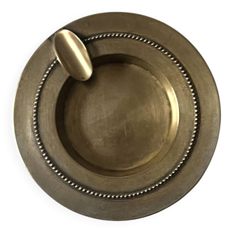 Genuine gilded brass ashtray from the early 20th century.