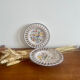 Pair of Rouen earthenware plates
