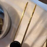 Sugar tongs. Confectionery. Ice cubes