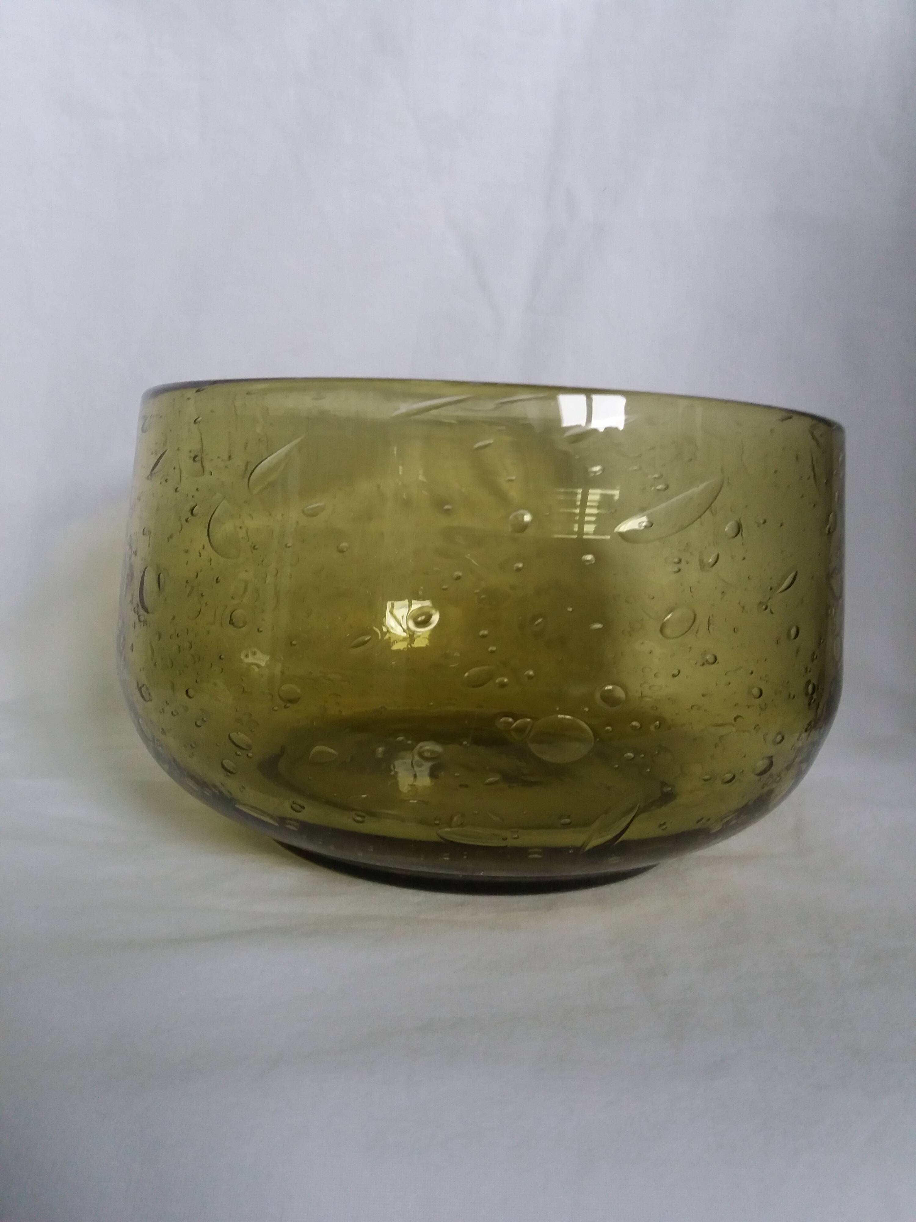 Biot bubble glass salad bowl