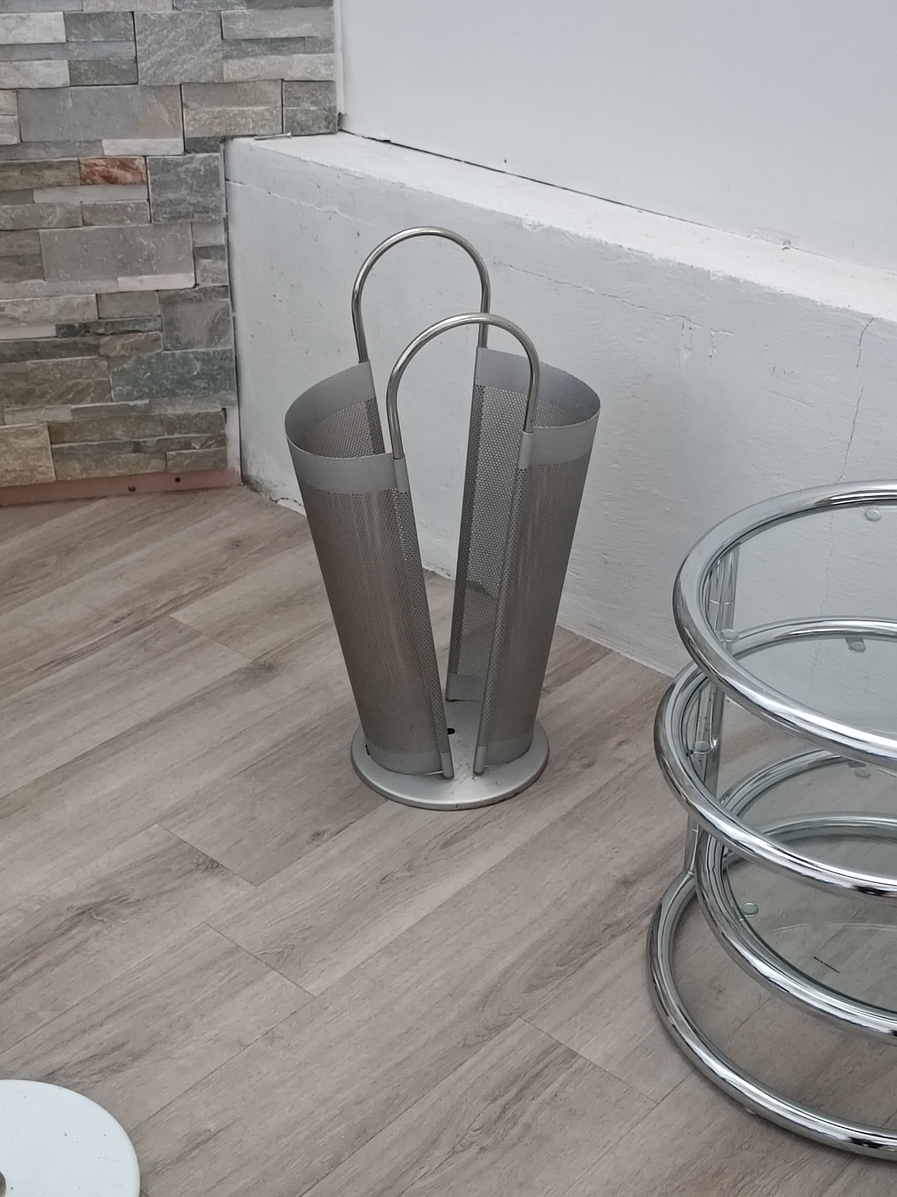 Magazine Rack and Umbrella Stand Marius Mascagni 1970s