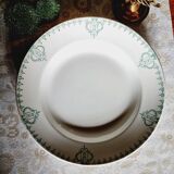 6 mismatched earthenware soup plates lot 8