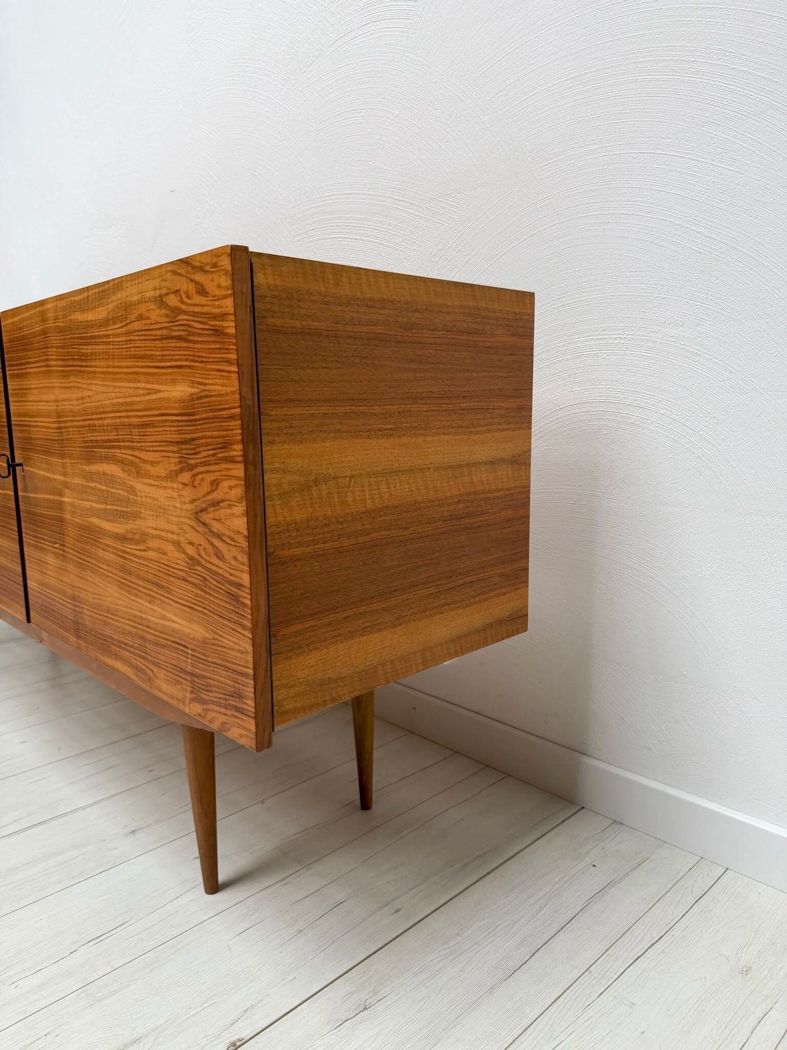1960s vintage German mid-century walnut sideboard