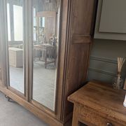 Grande armoire à glace ancienne (rénovée)