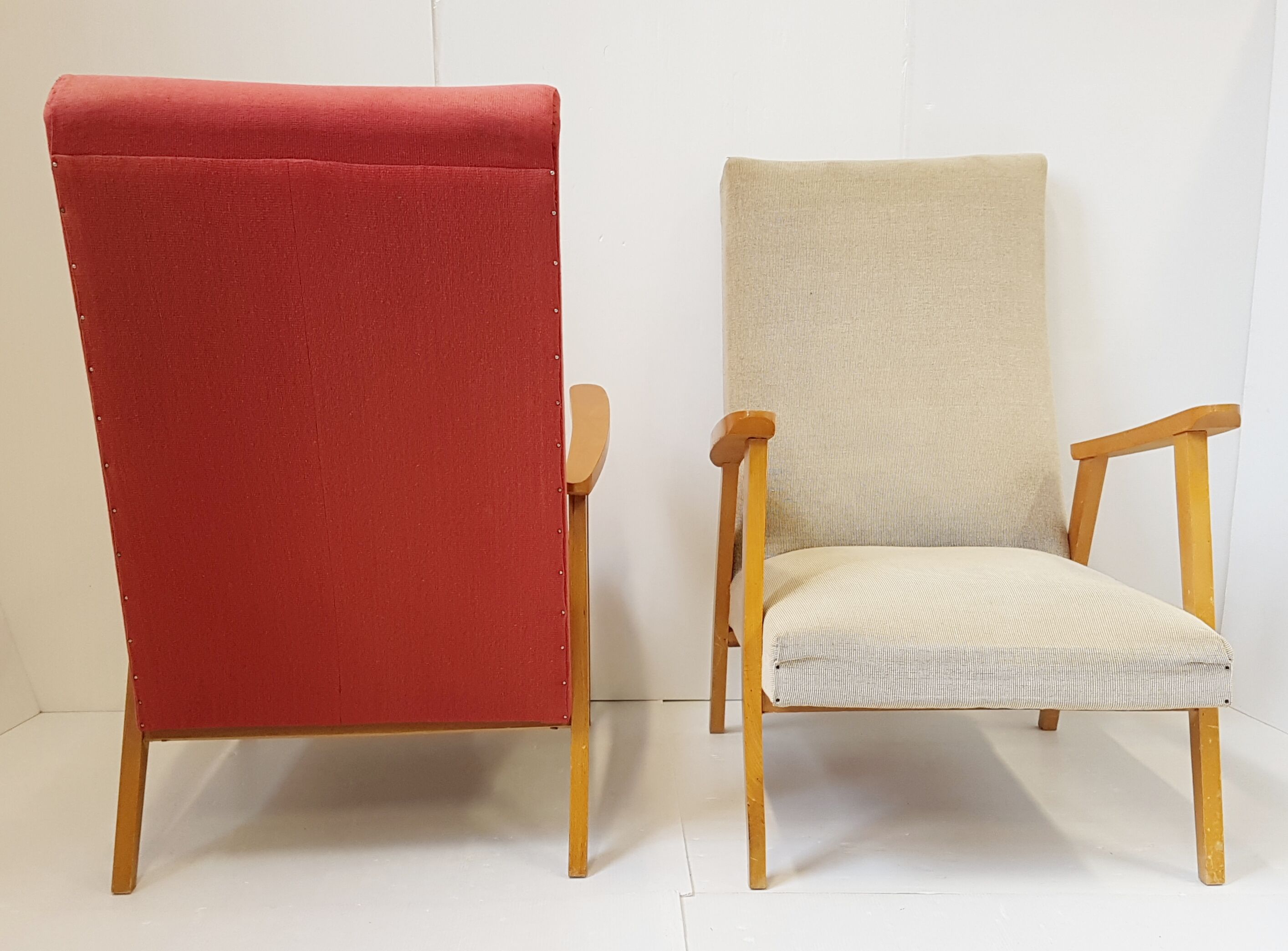 Pair of armchairs 1950 vintage