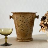 Pyrite stoneware ice bucket 1970