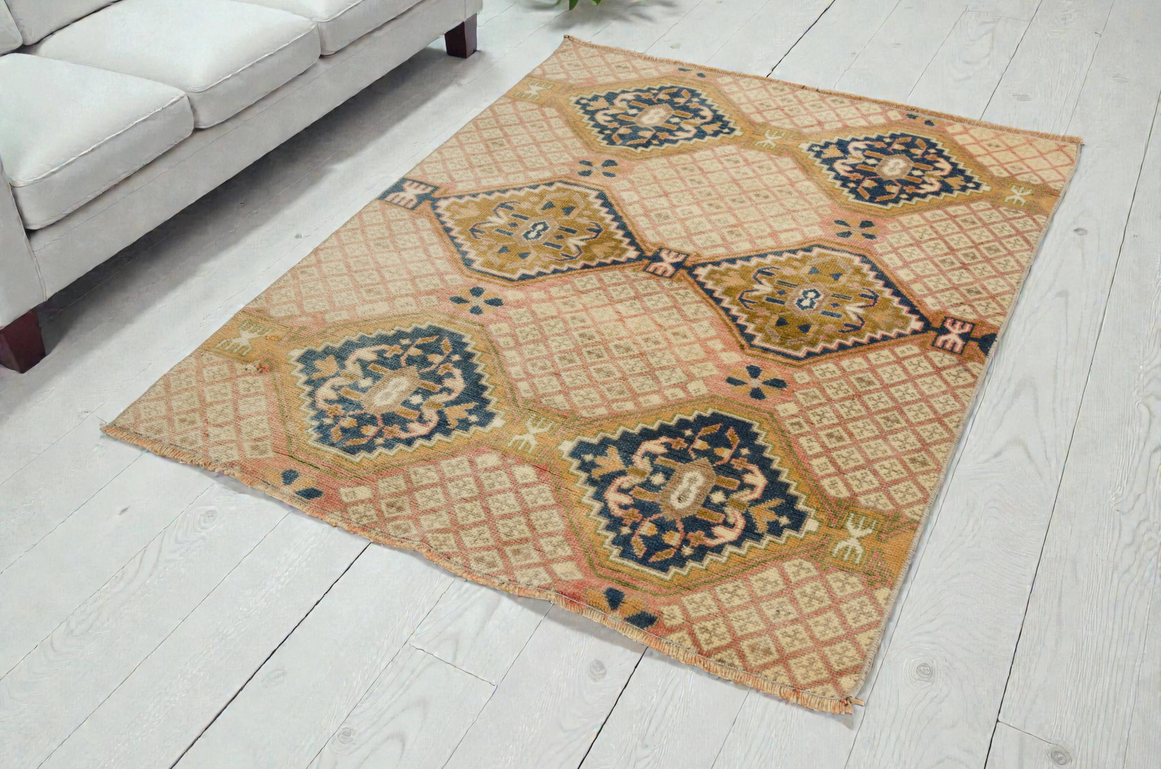 Oushak Vintage Small Rug