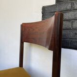 Bureau et sa chaise scandinave palissandre