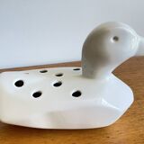 80s ceramic duck flower vase