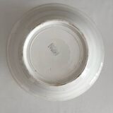 White ironstone salad bowl Digoin Sarreguemines