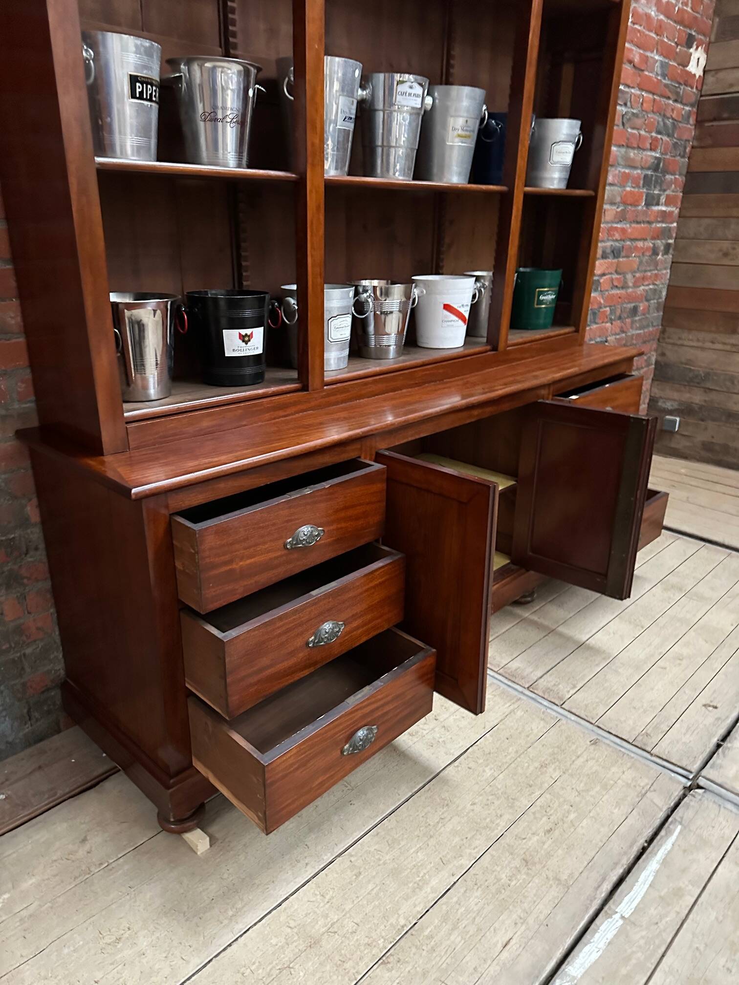 Huge Pharmacy Cabinet from the End of the 19th Century