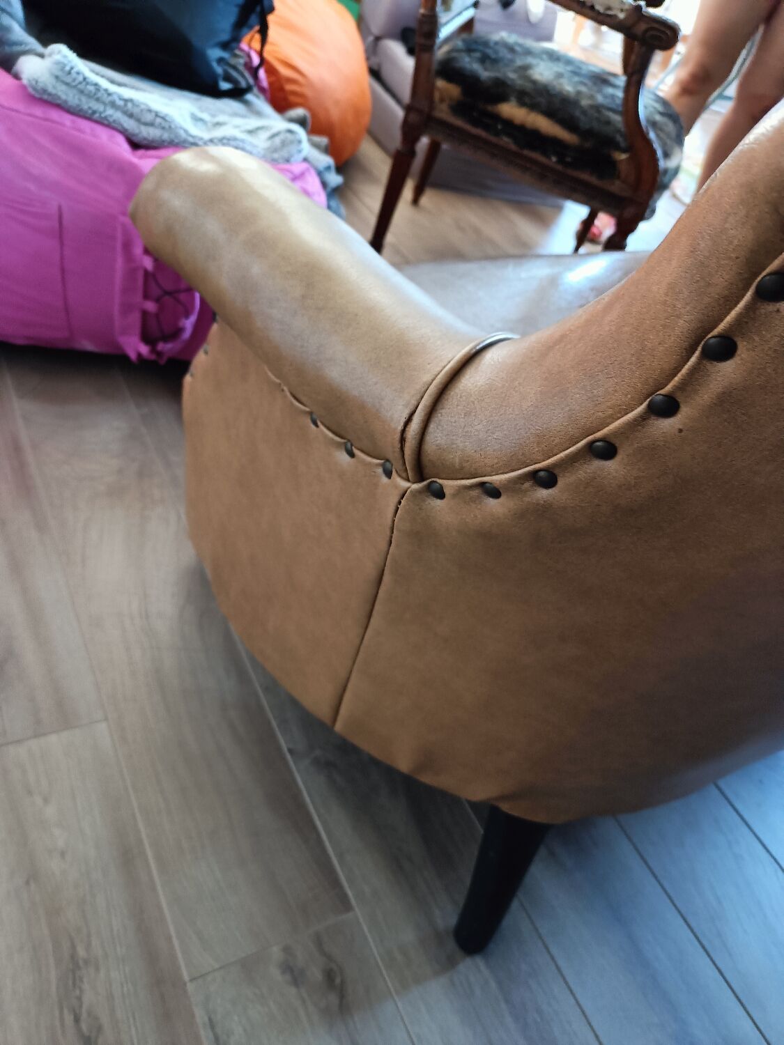 Antique sofa Napoleon III antique bench