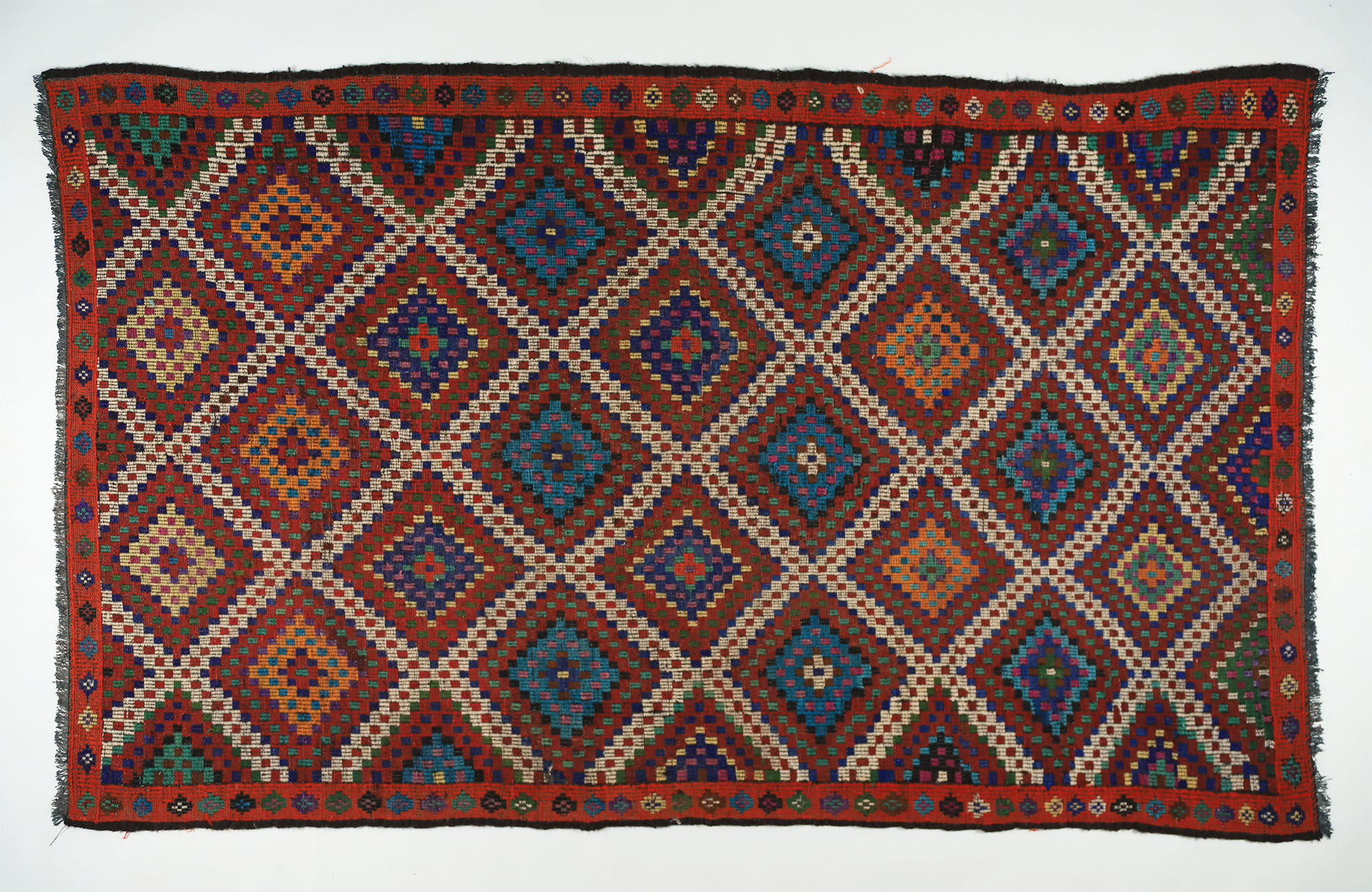 Anatolian handmade kilim rug 306 cm x 180 cm