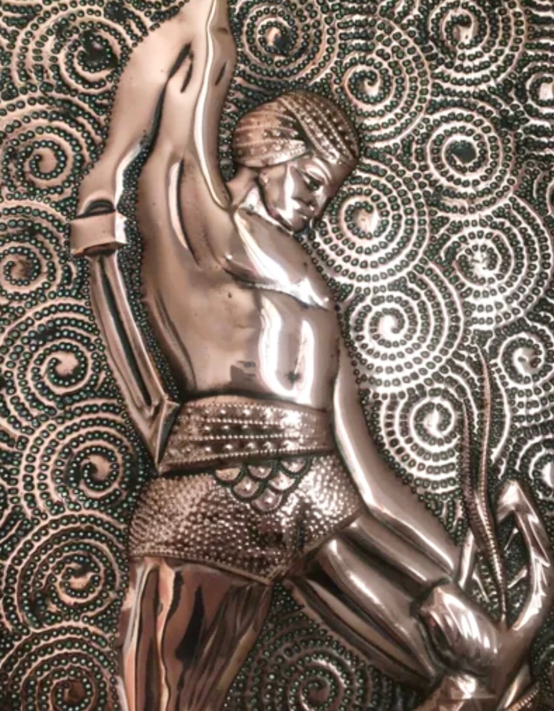 Décoration murale en cuivre