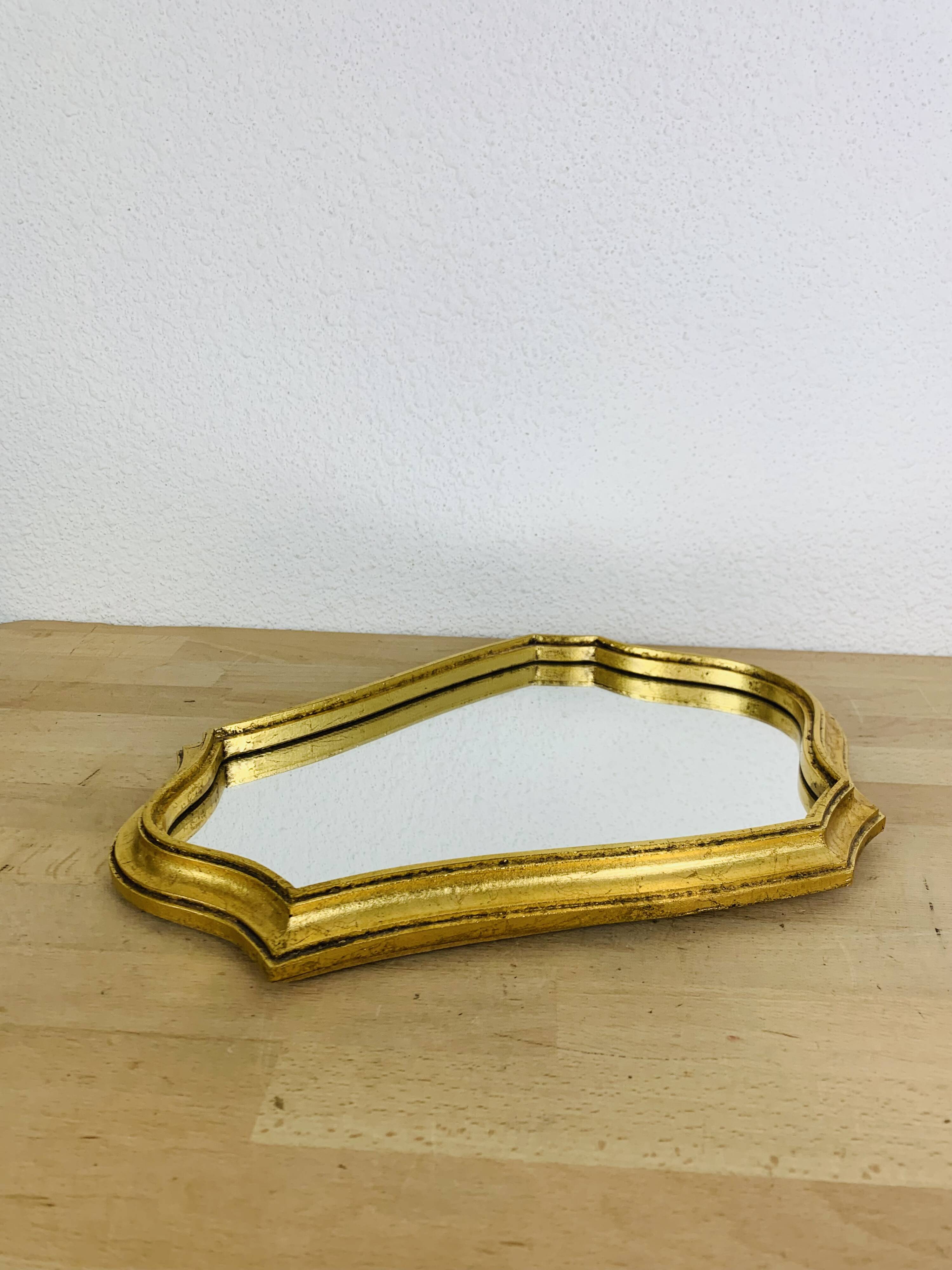 Classic style gilded wood mirror