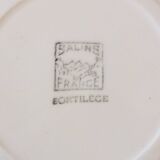 6 Salins tile dessert plates, Sortilège model