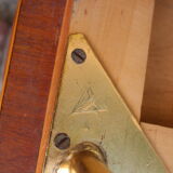 Table basse SIF 1960 bois et laiton