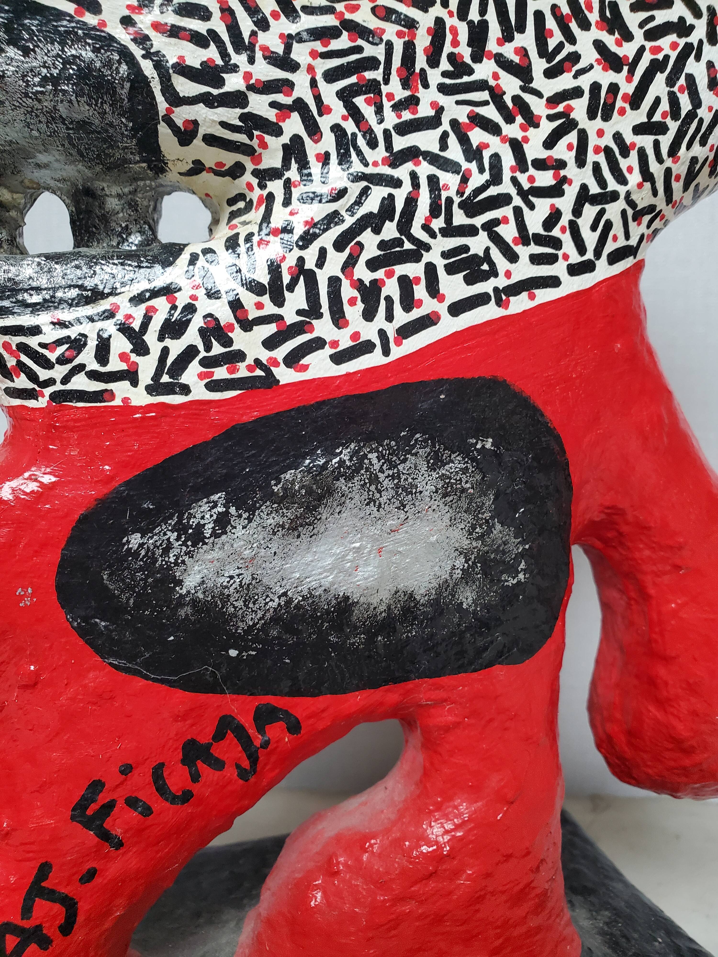 Papier-mâché sculpture - Kaj / Fokaja (1959)