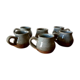 6 cups in stoneware