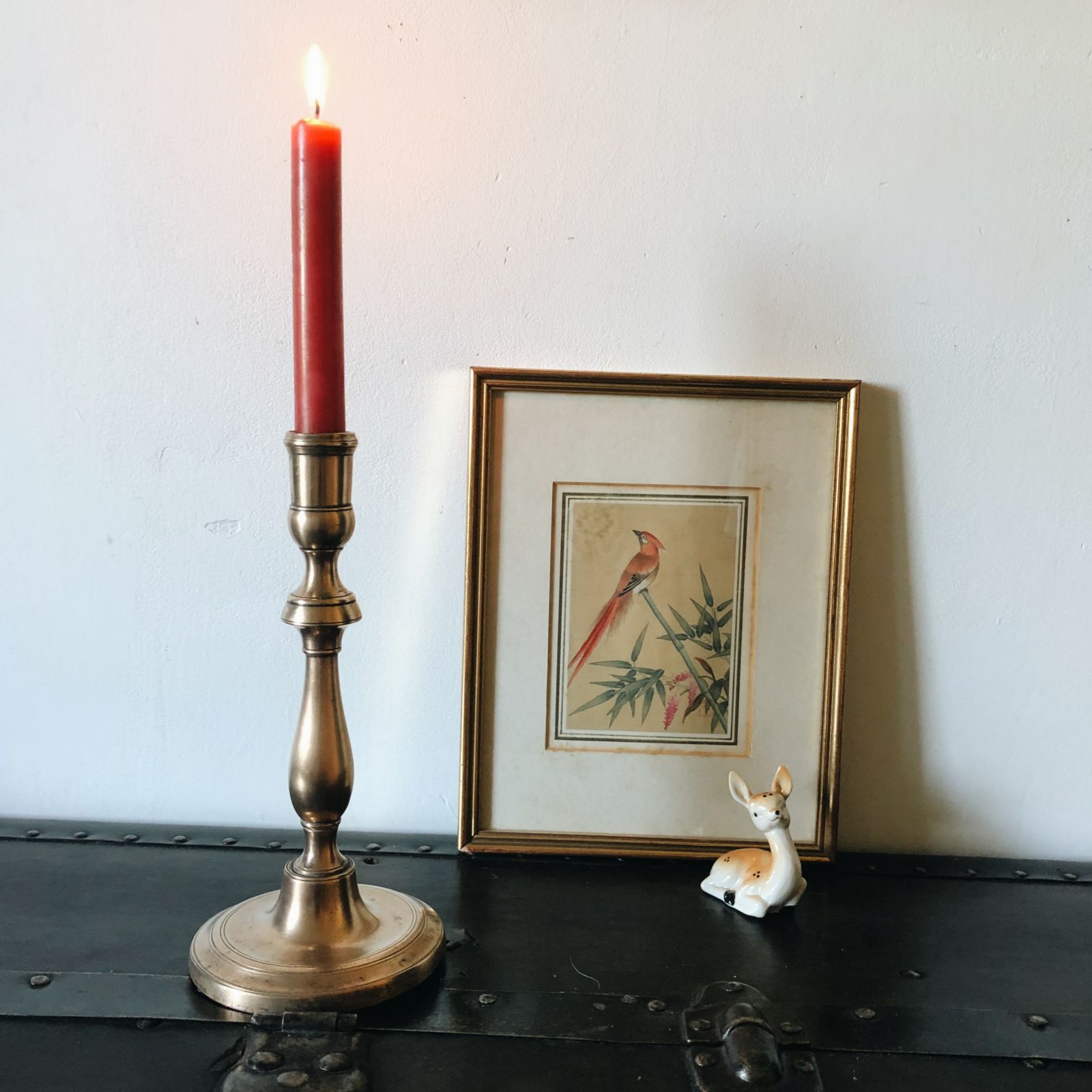 Vintage brass candlestick