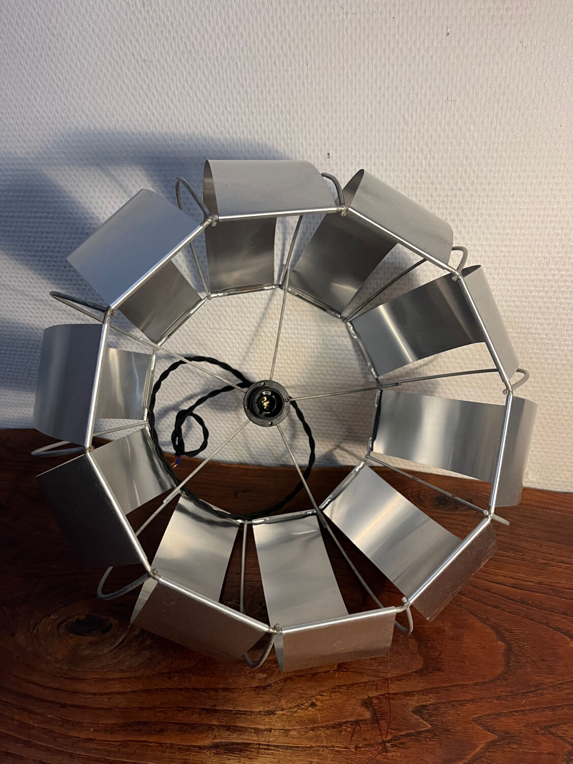 Max Sauze metal and aluminum pendant light