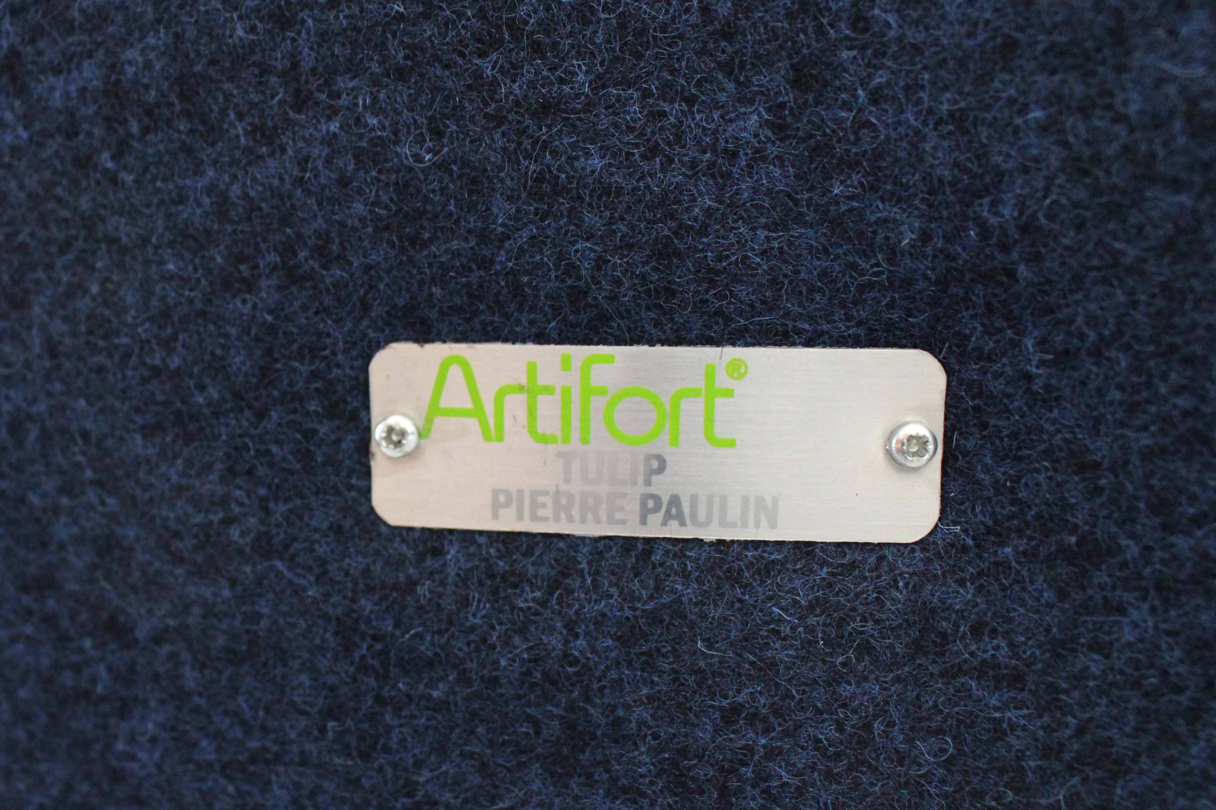 Set of 4 Swivel Little Tulip Dining Chairs by Pierre Paulin for Artifort, 1