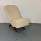 Mid-Century Modernist Bouclé Congo Easy Chair by Theo Ruth for Artifort, 19