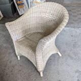 Vintage rattan lounge