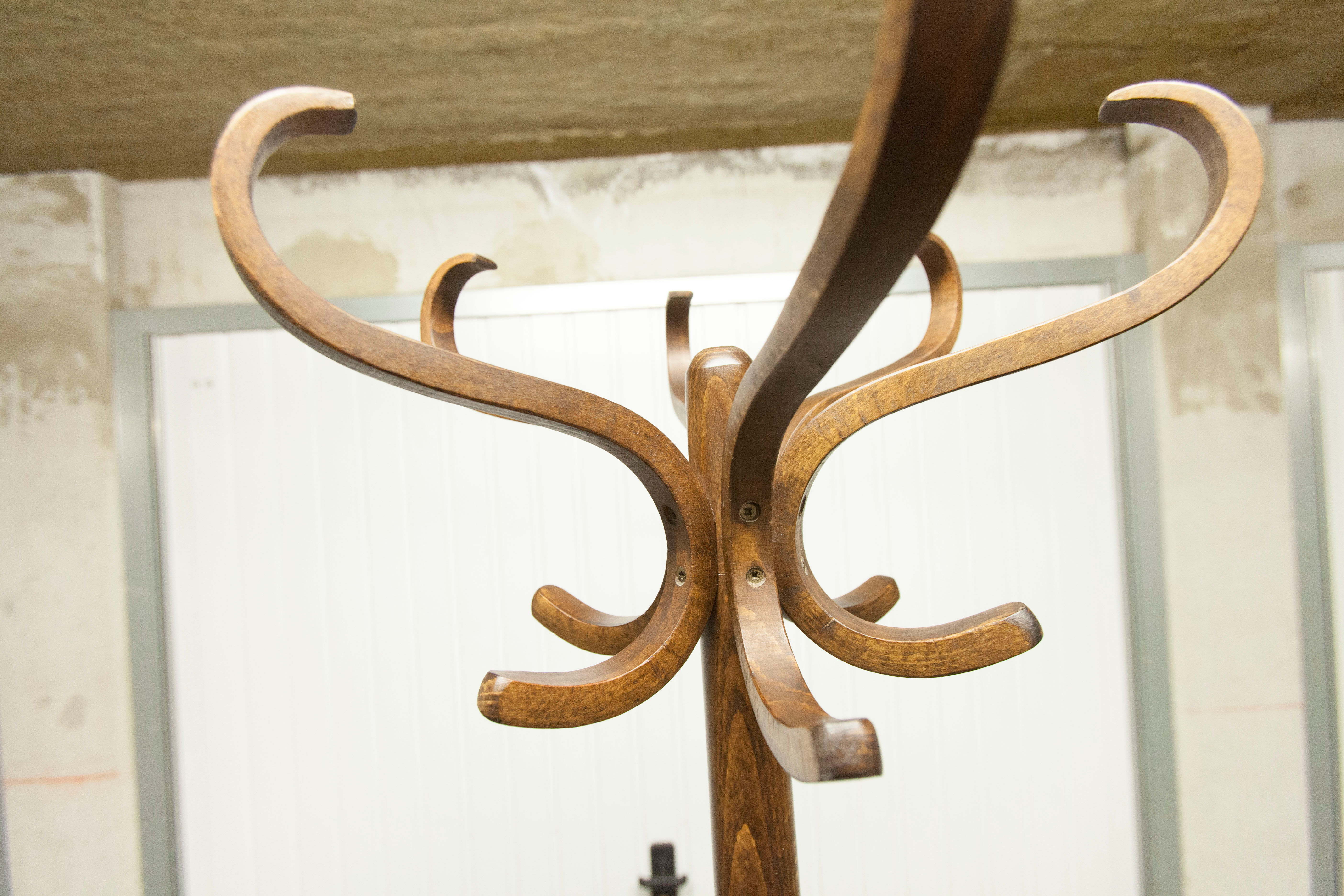 Baumann Parrot coat rack not stamped but belonging to a former factory worker