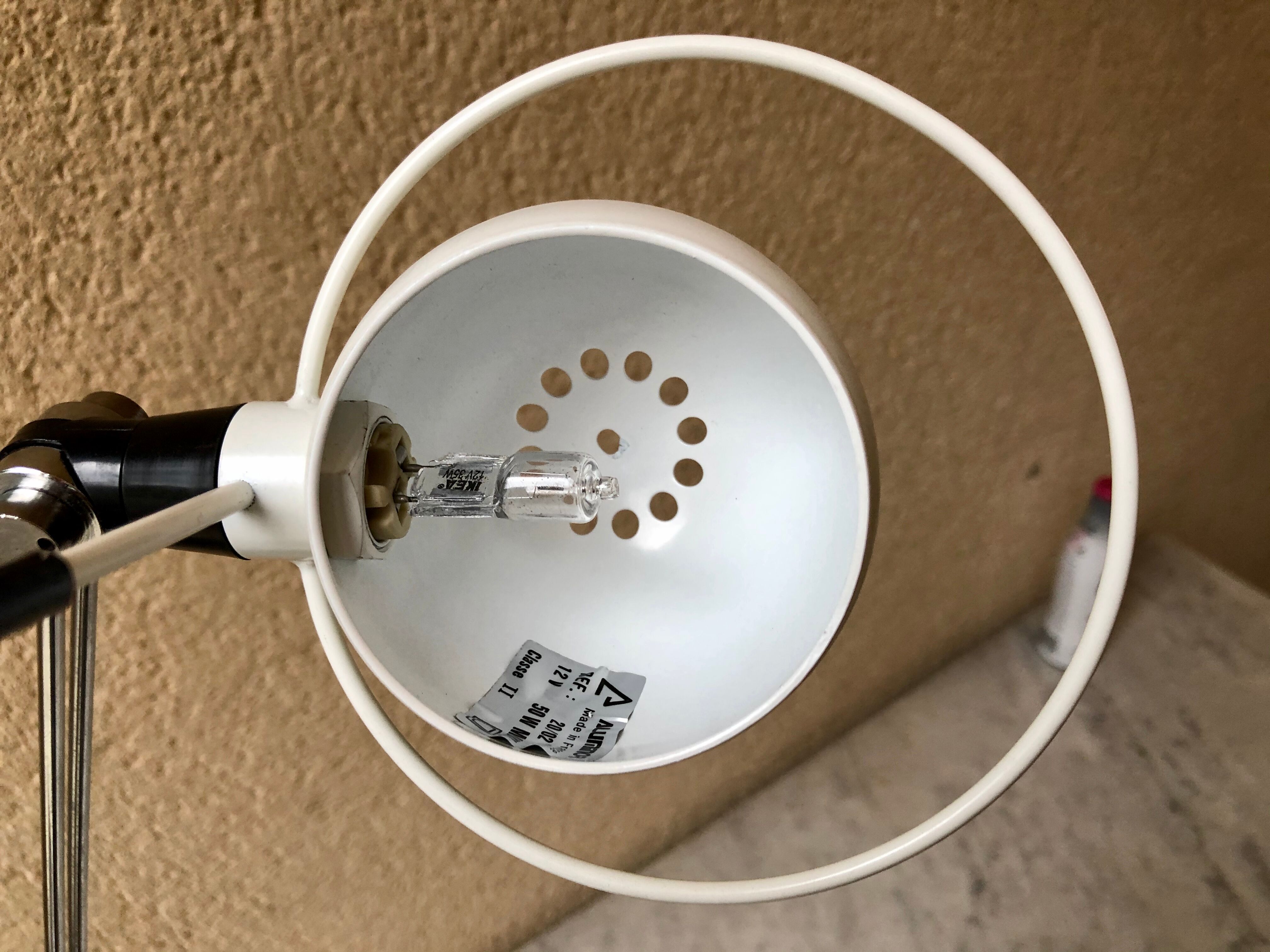 Office lamp architect Aluminor France vintage 80