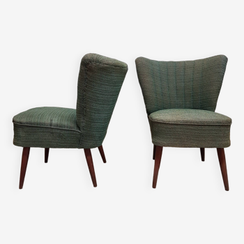 Pair of cocktail armchairs to renovate
