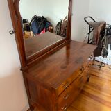 Austrian chest of drawers with mirror