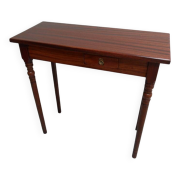 Table d'appoint antique en acajou