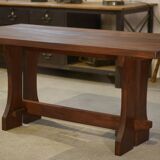 Brutalist beech table from the 1950s.