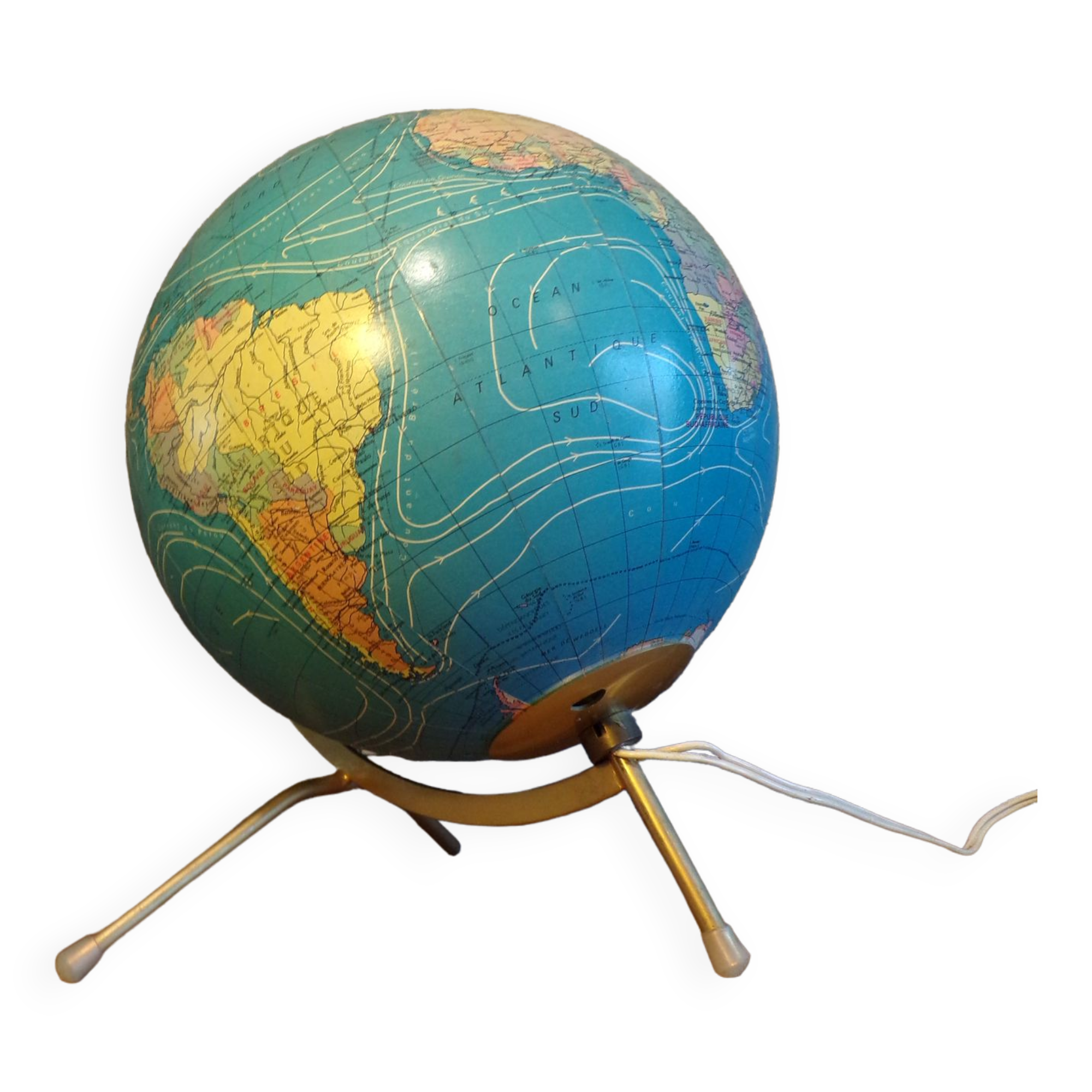Taride luminous terrestrial globe 1970