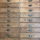 Notary's professional furniture with 30 drawers 1940