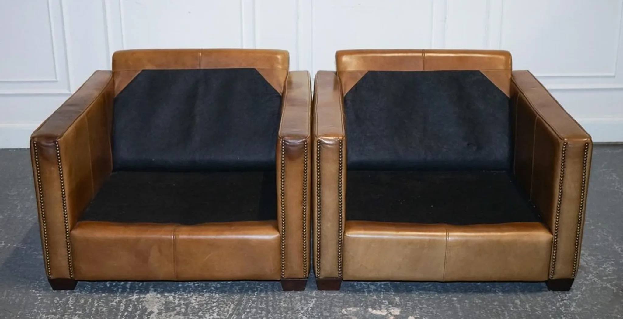 Leather Armchairs Tanned by Timothy Oulton Viscount