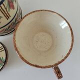 HB Quimper teapot and cups set