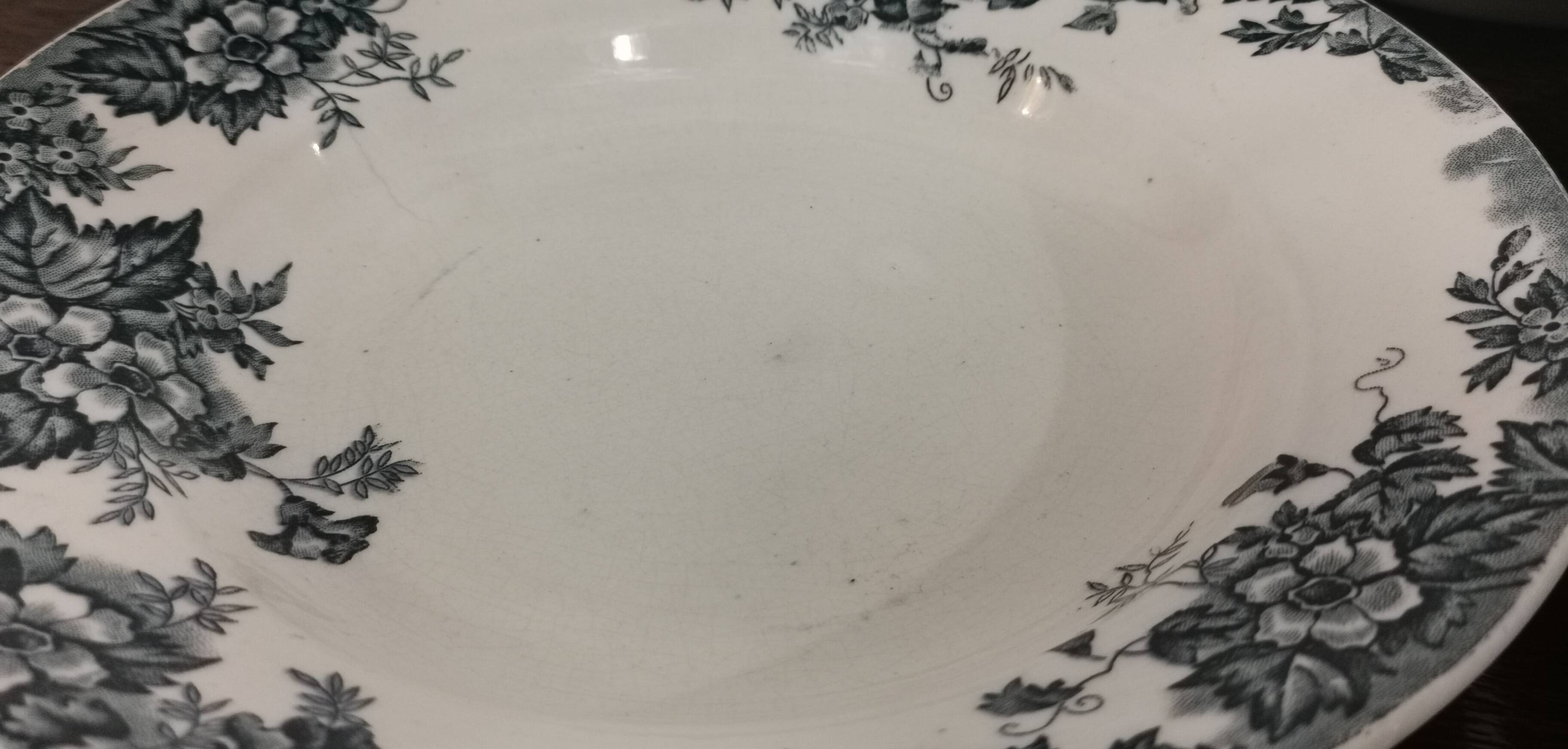6 earthenware soup plates Moulin des Loups et Hamages