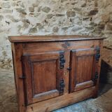 Antique Louis XVI sideboard – 18th century – Solid pine kitchen island – 1