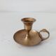 Vintage brass hand candle holder