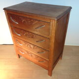 Wooden dresser in 50s