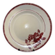 Antique deep earthenware dish FB Badonviller