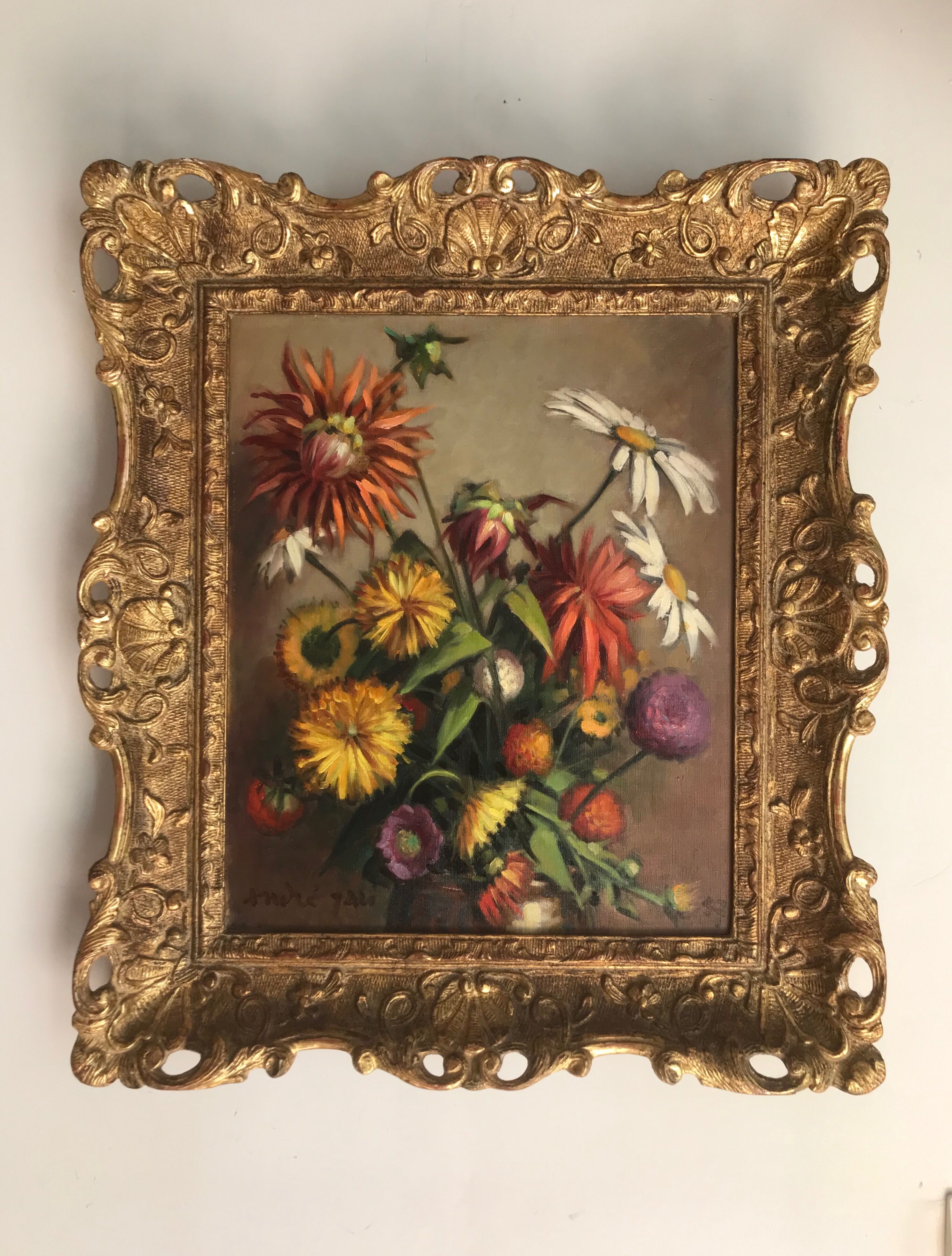André Fau Flower Bouquet 1957