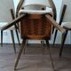 Série de 6 chaises design 1960