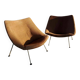 Pair of Oyster armchairs by Pierre Paulin for Artifort