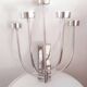 5-branched vintage candle holder wall light, Klein model for Habitat